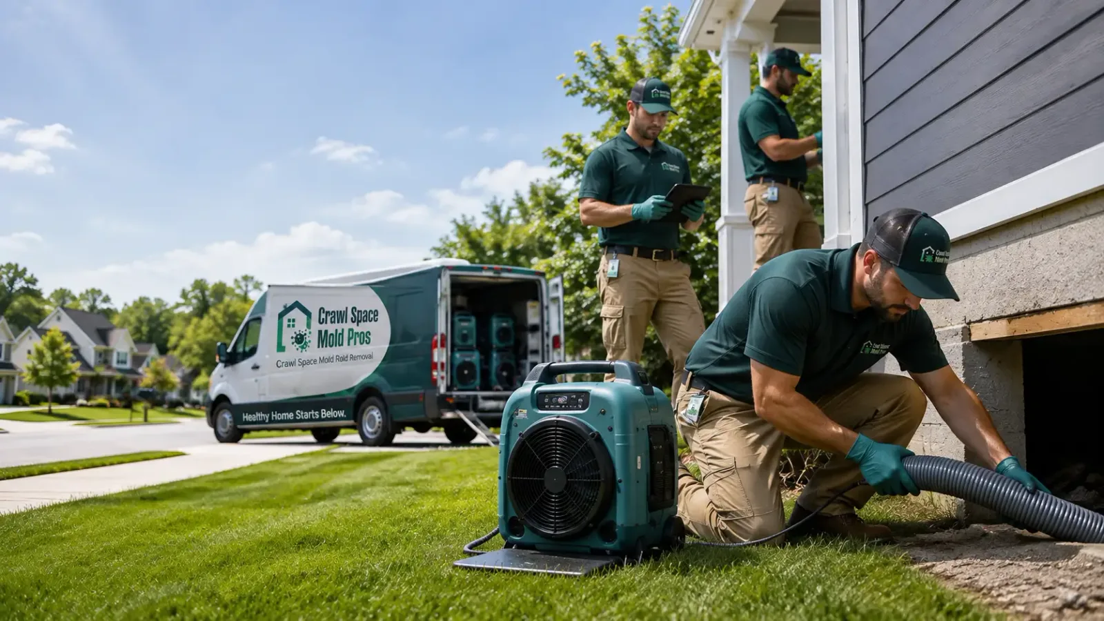 Crawl Space Mold Removal in Dane, WI
